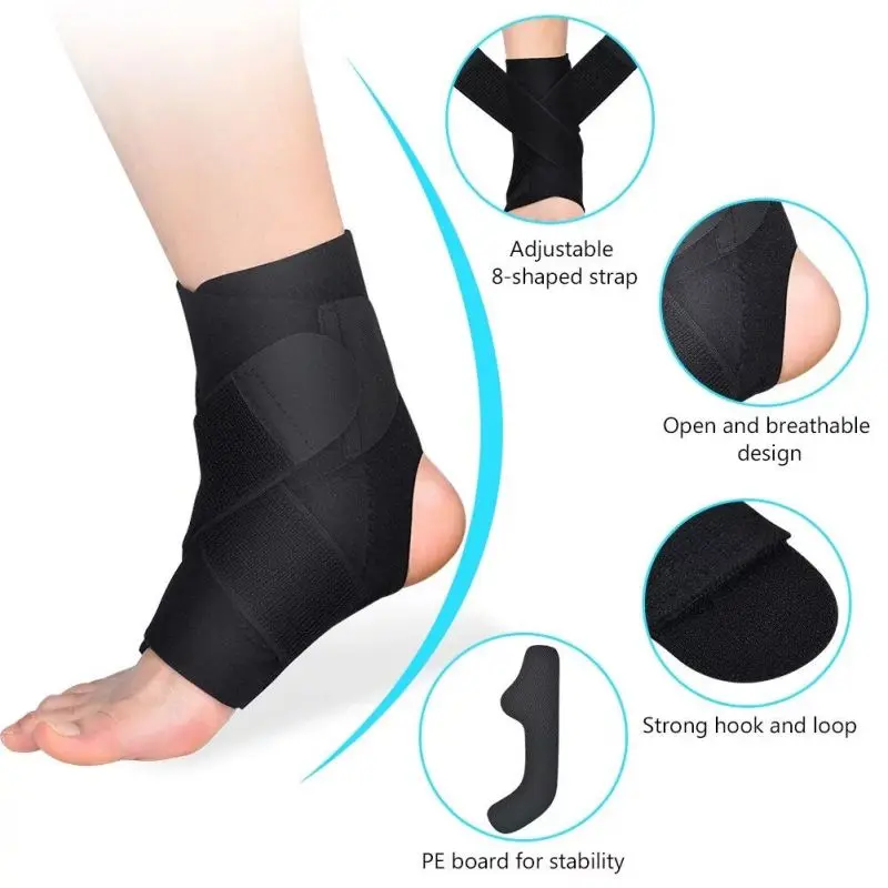 Ankle Mobility Band - Tobillera ajustable con soporte para tendón,