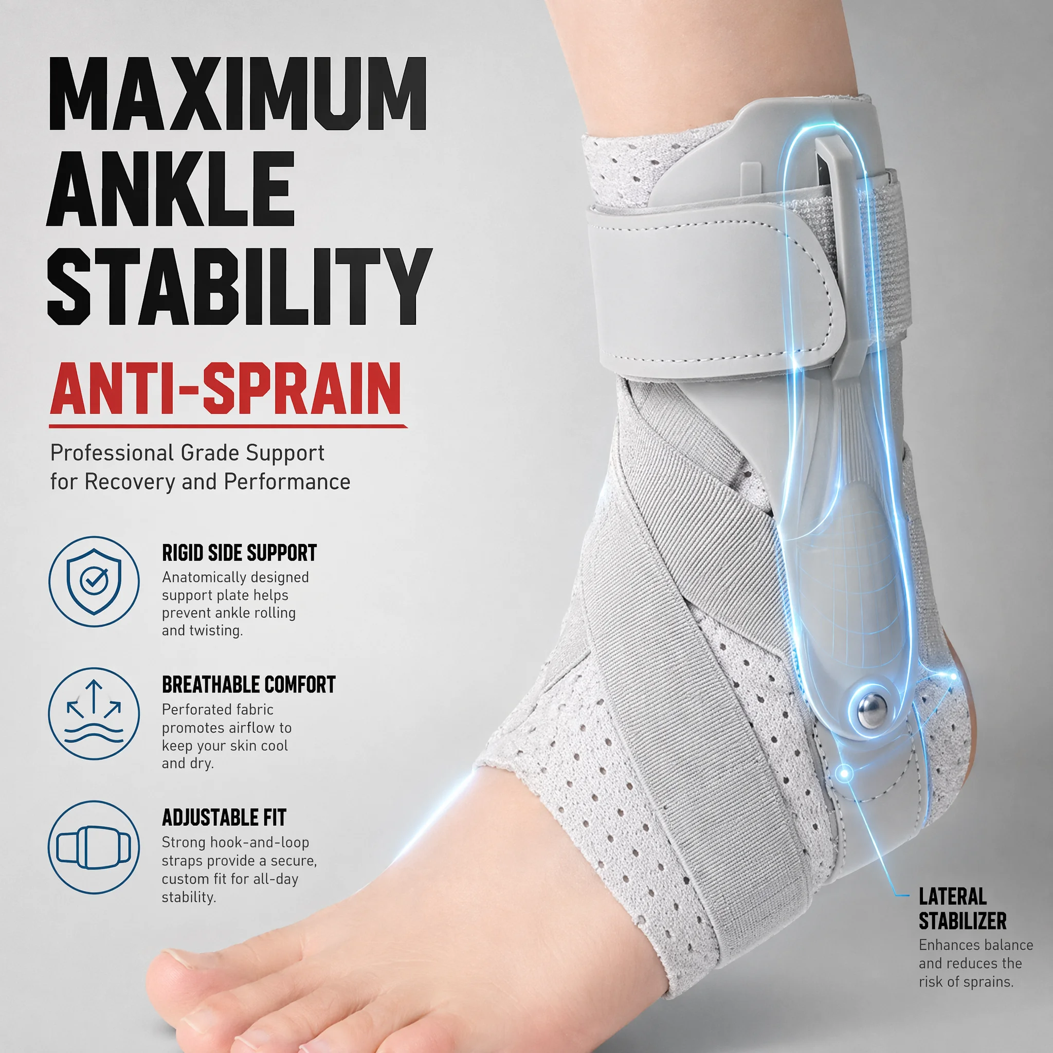 Tobillera con Estabilizadores  - Ankle Mobility Band reseña y precio
