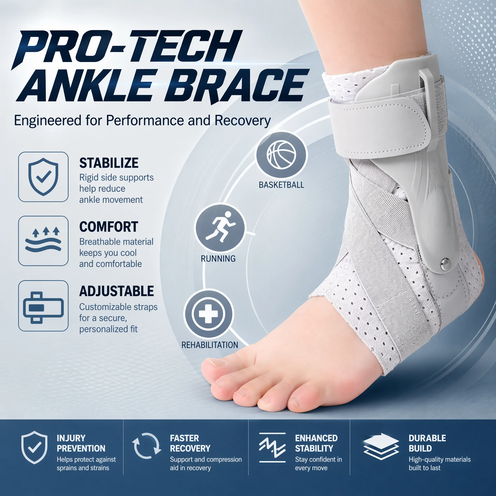 Tobillera con Estabilizadores  - Ankle Mobility Band reseña y precio