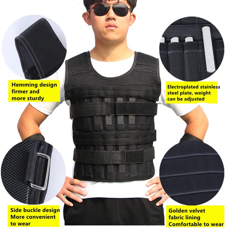 Chaleco con Peso Ajustable de  - Crossfit Weight Vest reseña y precio